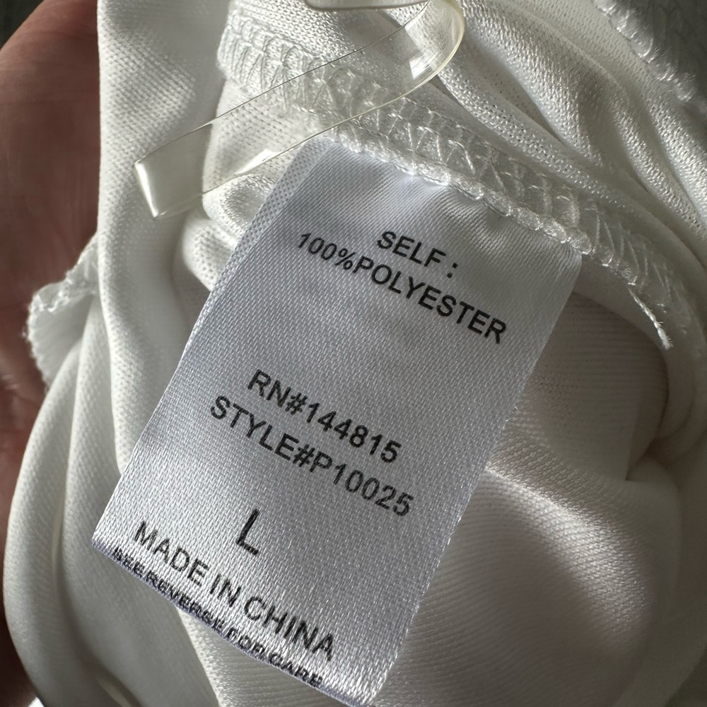 White Satin Wide-Leg Pants Beach Vacation - Picture 7 of 8